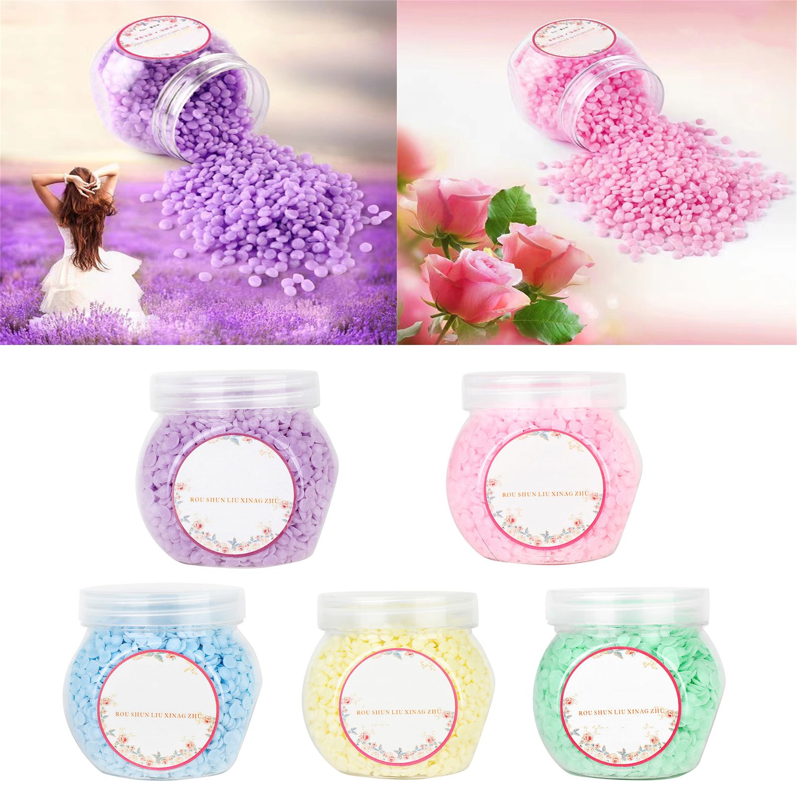 Bobasndm 72 Hours Durable Household Washing Machine Scent Booster Beads,100G Fragrant Laundry Beads/Aroma Booster/Laundry Perfume/Softener Beads/Fragrance Laundry